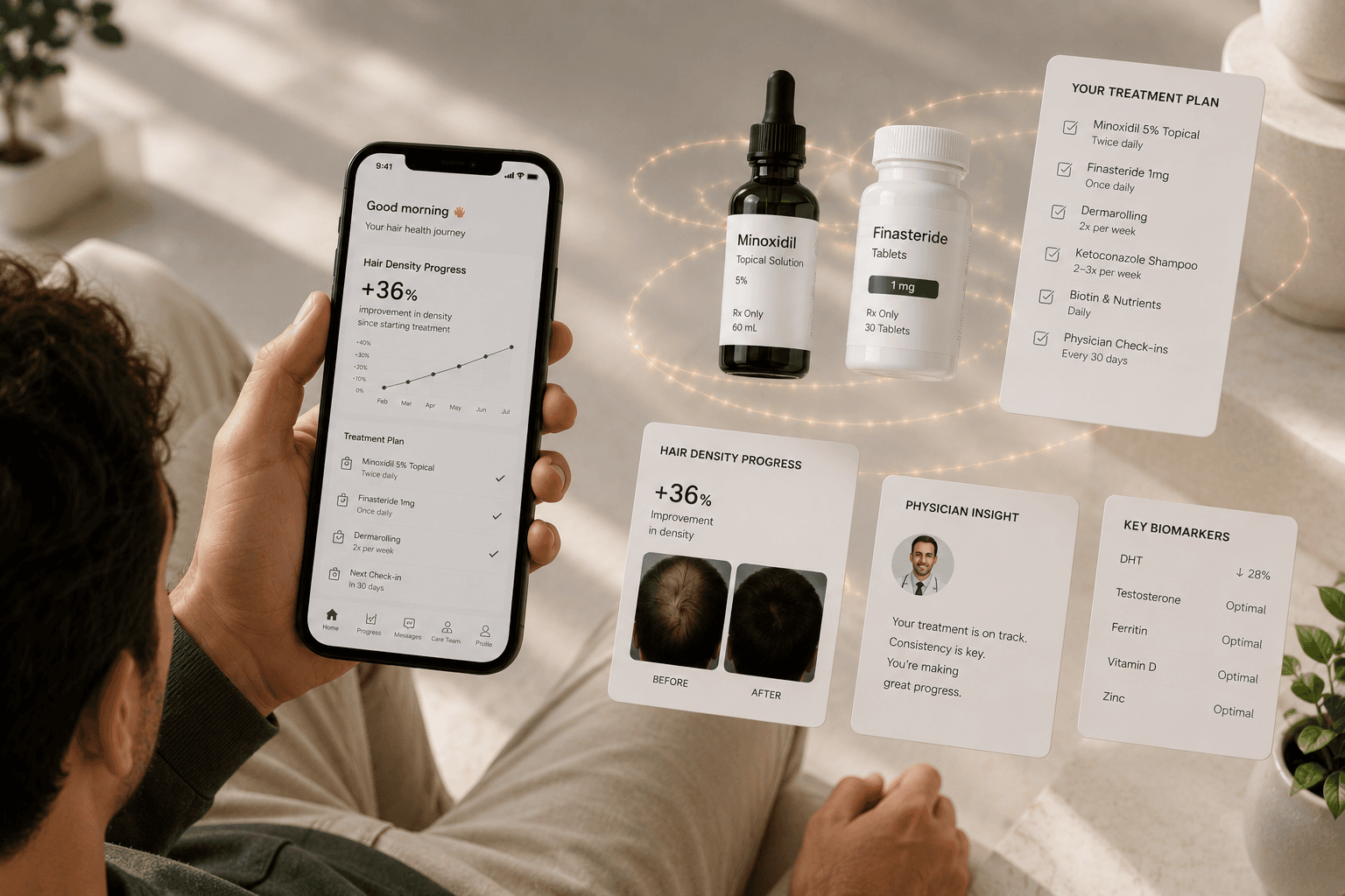 TelemedicinePros Hair Health care area
